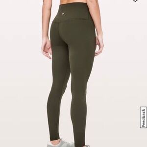 lululemon athletica Olive Green Leggings